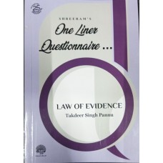 One Liner Questionnaire  (Law of Evidence  ) Guidance note for Judiciary and other competitive Examination