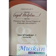  Law of Contract - 1 Including SRA ( Legal Helpline) previous year solved papers of punjab university