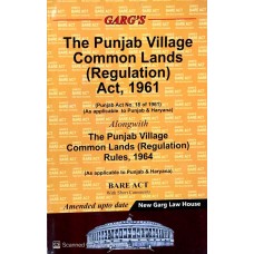 The Punjab Village Common Lands ( Regulation ) Act 1961 (Bare Act)